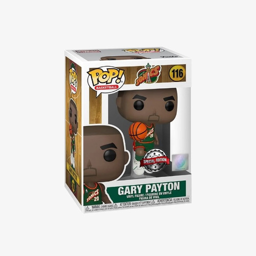 NBA: Legends - Gary Payton 96 Sonics Road US Exclusive Pop! Vinyl [RS]