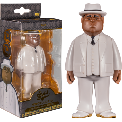 Notorious BIG - Biggie White Suit 5" Vinyl Gold