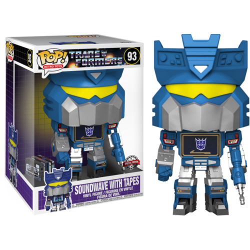 Transformers - Soundwave with Tapes US Exclusive 10" #93 Pop! Vinyl