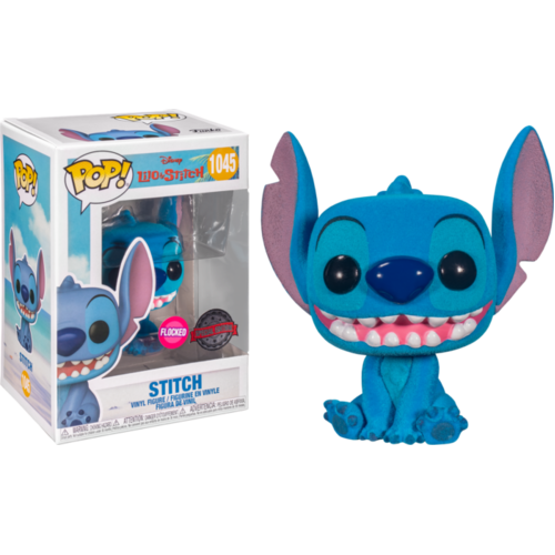 Lilo & Stitch - Stitch Seated Flocked US Exclusive #1045 Pop! Vinyl