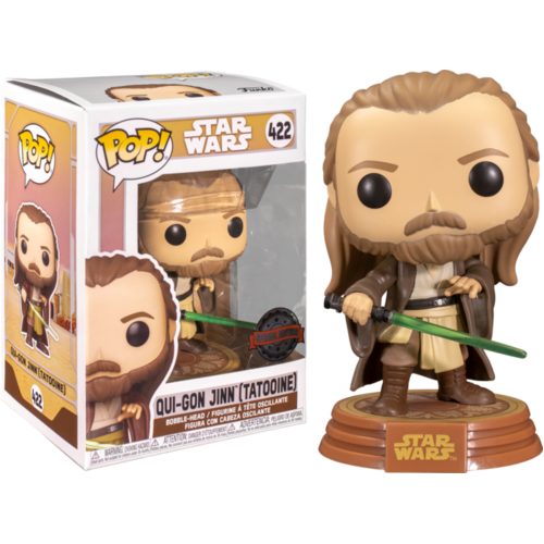 Star Wars: Across the Galaxy - Qui-Gon Jinn US Exclusive #422 Pop! Vinyl