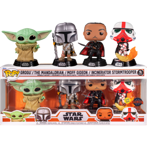 Star Wars: The Mandalorian - US Exclusive Pop! Vinyl 4-pack