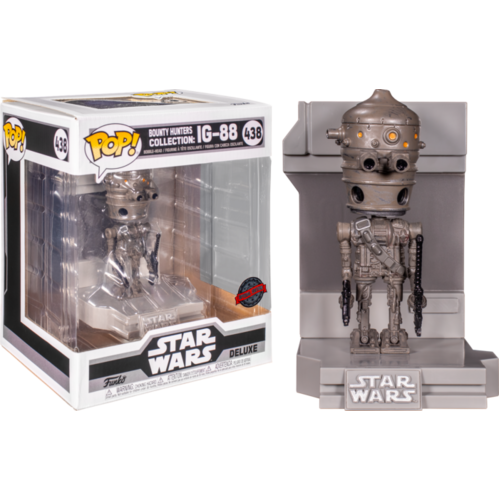 Star Wars - IG-88 Metallic US Exclusive #438 Pop! Deluxe Diorama