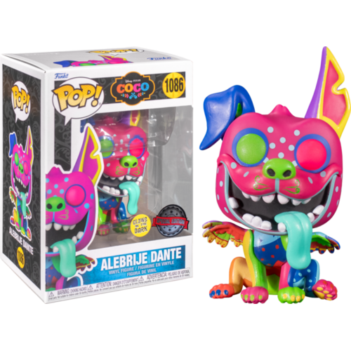 Coco - Alebrije Dante Glow US Exclusive #1086 Pop! Vinyl