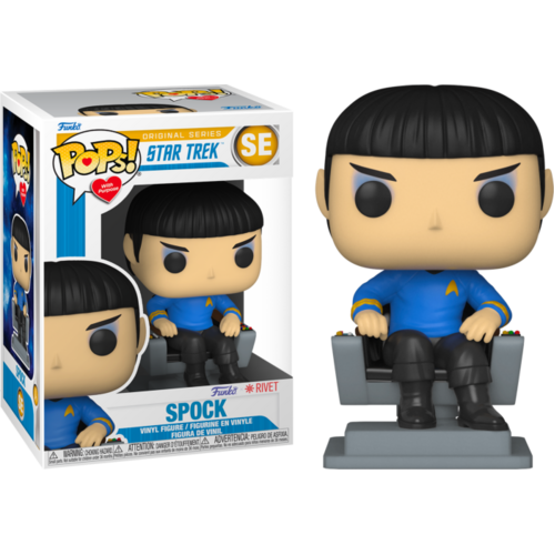 Star Trek: The Original Series - Spock in chair Pop! With Purpose Pop! Vinyl