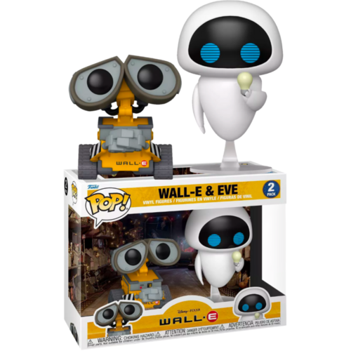 Wall-E - Cooler Wall-E & Bulb Eve US Exclusive Pop! Vinyl 2-Pack