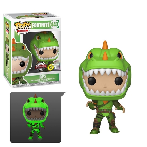 Fortnite - Rex Glow US Exclusive #443 Pop! Vinyl