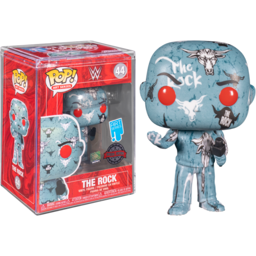 WWE - The Rock (Artist Series) US Exclusive #44 Pop! Vinyl [RS] with Protector