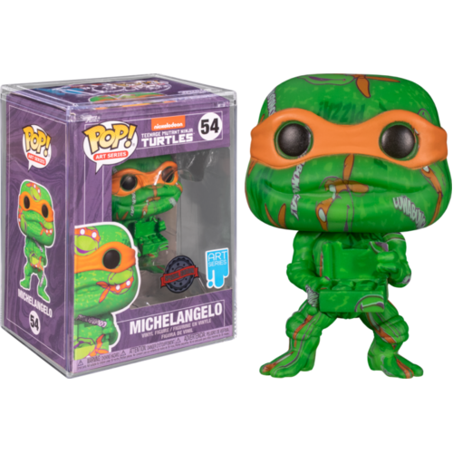 Teenage Muntant Ninja Turtles - Michelangelo (Artist Series) US Exc #54 Pop! Vinyl w/Protector