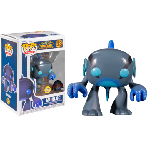 World of Warcraft - Murloc Black Glow Blizzard 30th Anniversary US Exclusive #33 Pop! Vinyl