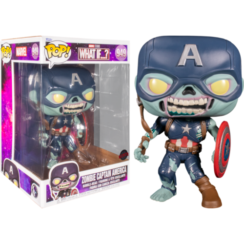 What If - Zombie Captain America US Exclusive 10" Pop! Vinyl