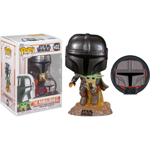 Star Wars: Across the Galaxy - Mandalorian US Exclusive #402 Pop! Vinyl with Pin