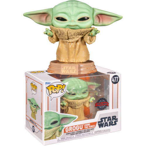 Star Wars: Across the Galaxy - Grogu using the Force US Exclusive #477 Pop! Vinyl