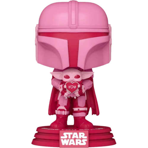 Star Wars: The Mandalorian - Mandalorian & Grogu Valentine US Exclusive Pop! Vinyl