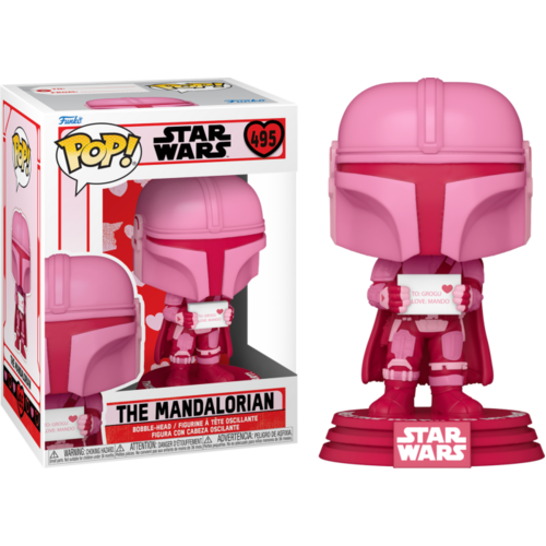 Star Wars: The Mandalorian - Mandalorian Valentine #495 Pop! Vinyl