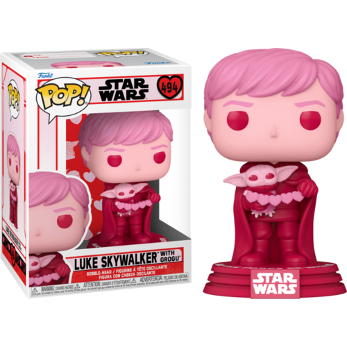 Star Wars: The Mandalorian - Luke & Grogu Valentine #494 Pop! Vinyl