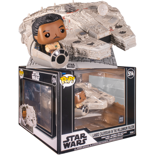 Star Wars - Lando Calrissian in Millennium Falcon Star Wars Celebration 2022 Excl #514 Pop! Ride