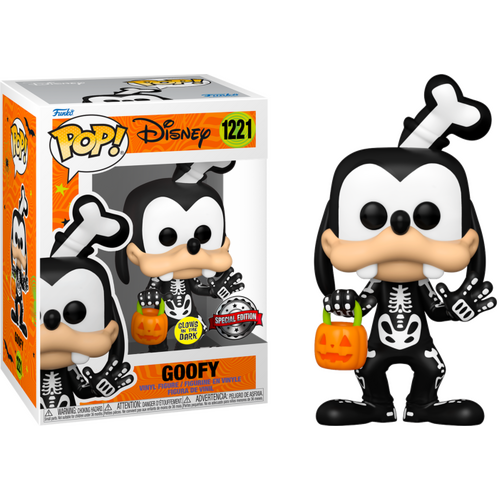 Disney - Goofy Skeleton Glow US Exclusive #1221 Pop! Vinyl