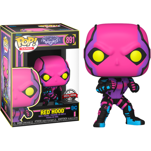 Gotham Knights - Red Hood Black Light US Exclusive #891 Pop! Vinyl