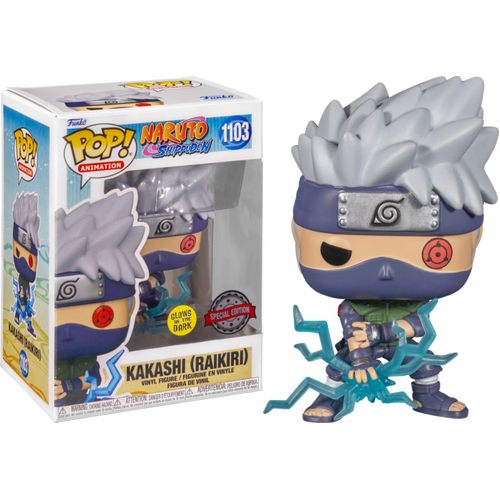 Naruto: Shippuden - Kakashi (Raikiri) Glow US Exclusive #1103 Pop! Vinyl