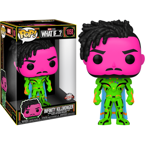 What If - Infinity Killmonger Black Light US Exclusive 10" #1058 Pop! Vinyl