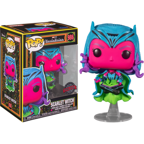 WandaVision - Scarlet Witch Black Light US Exclusive #986 Pop! Vinyl