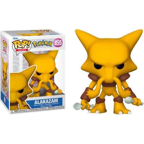 Pokemon - Alakazam #855 Pop! Vinyl