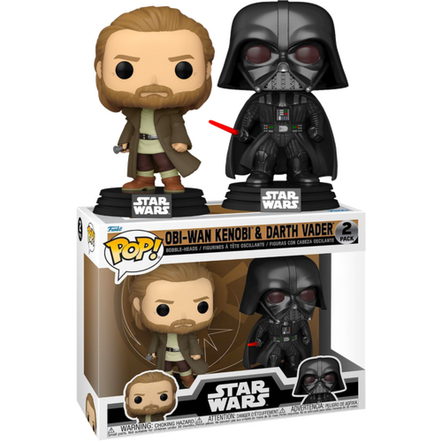 Star Wars: Obi-Wan Kenobi - Obi-Wan & Darth Vader US Exclusive Pop! Vinyl Figure 2-Pack