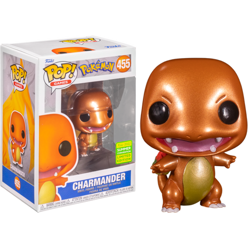 Pokemon - Charmander Metallic SDCC 2022 Exclusive #455 Pop! Vinyl