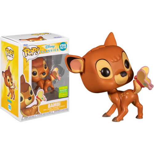 Bambi (1942) - Bambi with Butterfly SDCC 2022 Exclusive #1215 Pop! Vinyl