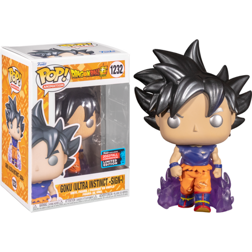 Dragon Ball Super - Goku (Ultra Instinct -Sign-) NYCC 2022 US Exclusive #1232 Pop! Vinyl [RS]