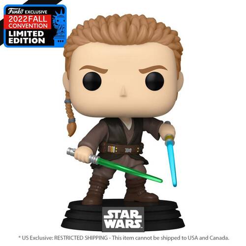 Star Wars: Attack of the Clones - Anakin Skywalker NYCC 2022 US Exclusive #567 Pop! Vinyl [RS]