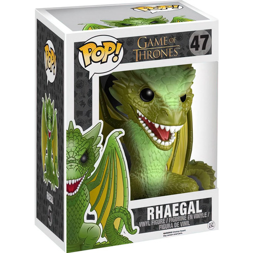 Game of Thrones - Rhaegal #47 Supersized Vinyl Funko POP! (Not Mint)