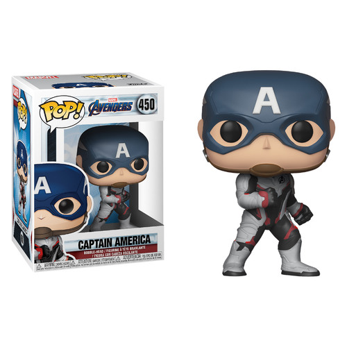 (SW) Funko Avengers 4: Endgame - Captain America (Team Suit) Pop! Vinyl Figure #450