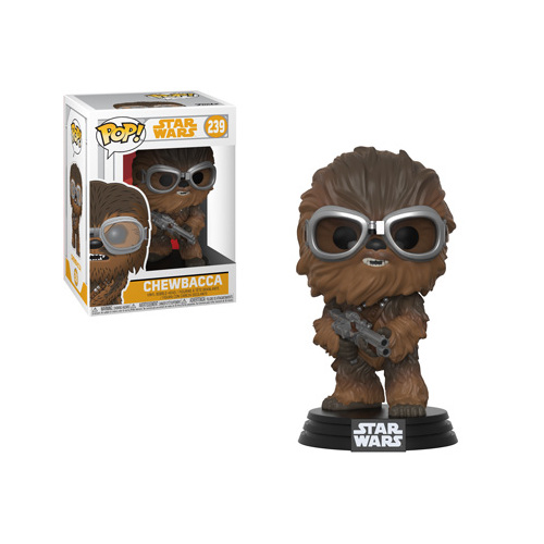 (SW) POP ACTION FIGURE OF CHEWBACCA WITH GOGGLES #239