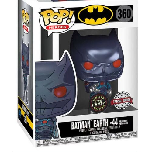 (SW) Batman - GLOW in the dark Murder Machine Metallic Pop! Vinyl 360 Chase variant free pop protector