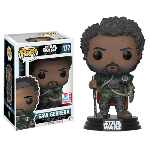 (SW) Star Wars Rogue One Saw Gerrera with Hair NYCC 2017 Exclusive Pop! Vinyl Figure #177