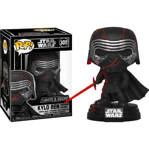 (SW) Pop! Funko Of Kylo Ren (Electronic Lights & Sounds) Figure For Star Wars #308