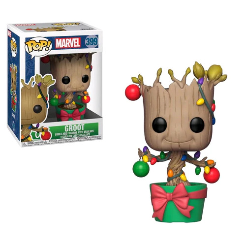 (SW) Marvel Comics - Groot with Lights & Ornaments Pop! Vinyl 399