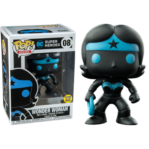 (SW) Justice League - Wonder Woman Silhouette Glow in the Dark Pop! Vinyl Figure #08