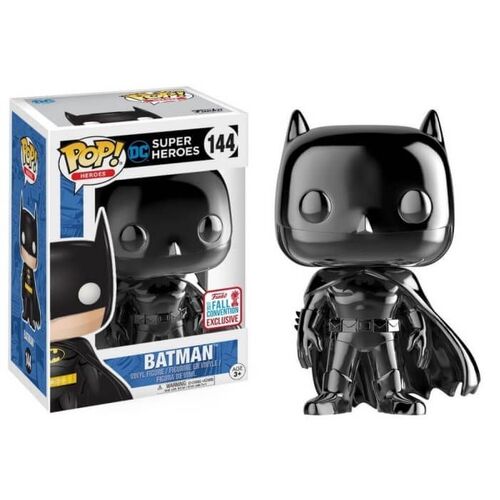 (SW) BATMAN - BATMAN (BLACK CHROME) NY17 POP! VINYL FIGURE #144