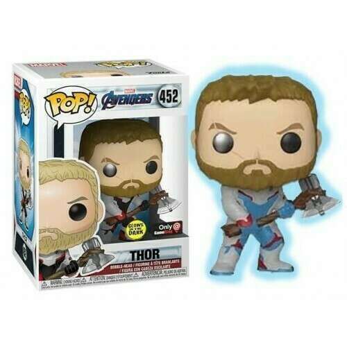 (SW) AVENGERS 4 - THOR (TEAM SUIT) GLOW POP! VINYL FIGURE #452