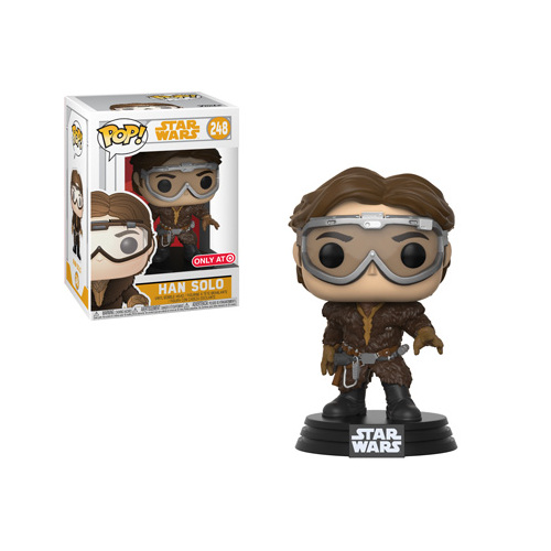 (SW) POP ACTION FIGURE OF HAN SOLO WITH GOGGLES #248