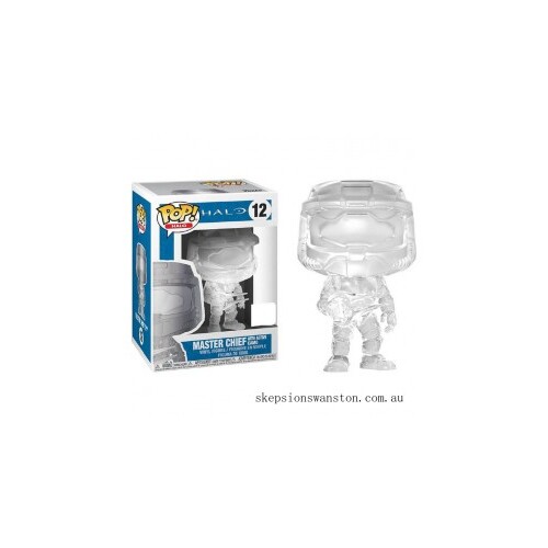 (SW) FUNKO POP HALO #12 MASTER CHIEF WITH ACTIVE CAMO (2018 E3) VINYL FIGURE