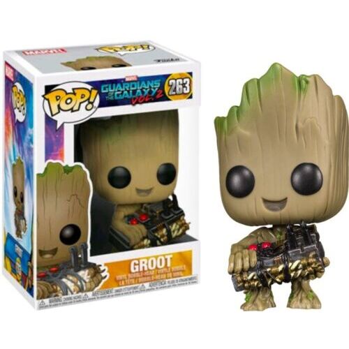 (SW) FUNKO POP MARVEL GUARDIANS OF THE GALAXY VOL 2 #263 GROOT with BOMB VINYL