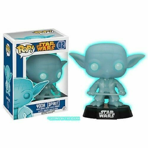 (SW) FUNKO POP STAR WARS #02 YODA (SPIRIT GLOW) VINYL FIGURE