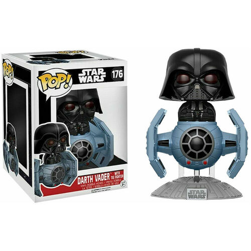 (SW) STAR WARS - DARTH VADER TIE FIGHTER US EXCLUSIVE POP! DELUXE VINYL FUNKO 176