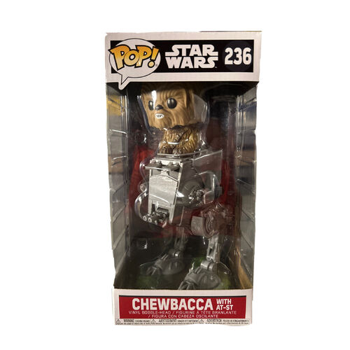 (SW) Funko POP #236 Star Wars Chewbacca With AT-ST Disney Vinyl Figure