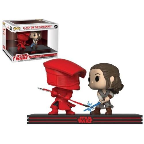 (SW) Star Wars The Last Jedi Rey & Praetorian Guard Movie Moments Pop! Vinyl Figure 264