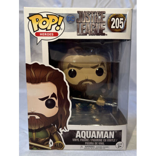 (SW) Funko POP! Movies - Justice League Vinyl Figure - AQUAMAN #205